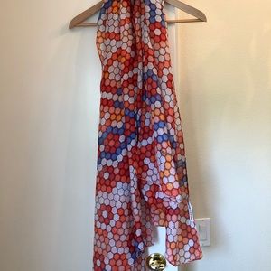 Multicolored light scarf